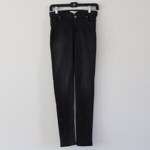 NWT Bonpoint Darla Style Black Denim Stretch Skinny Jeans Girls 12